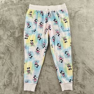 Disney Mickey Mouse Sleep Jogger Pajama Pants Lounge Womems L‎ Allover Print